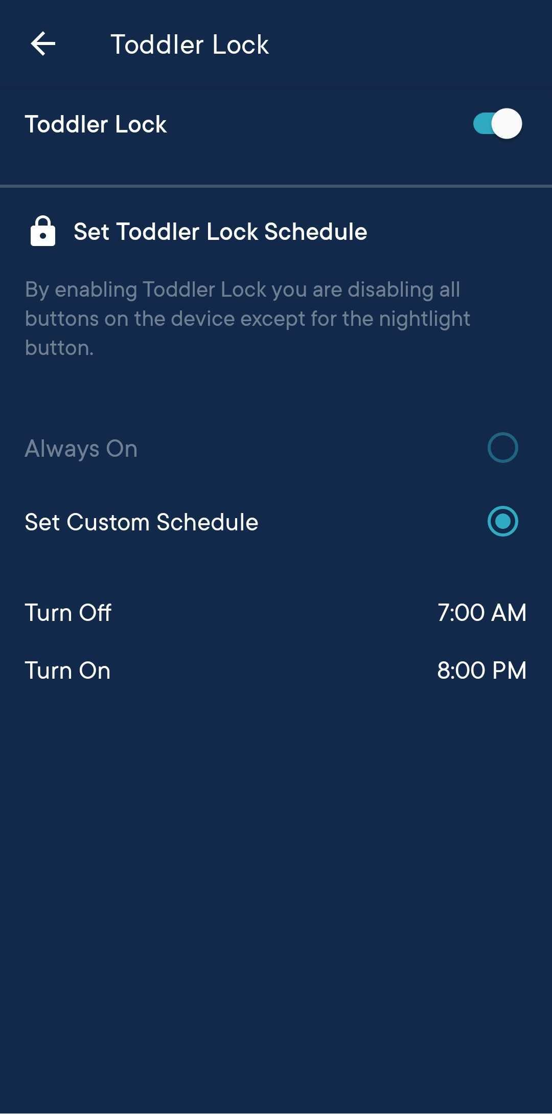How to Enable Toddler Lock Hatch Support