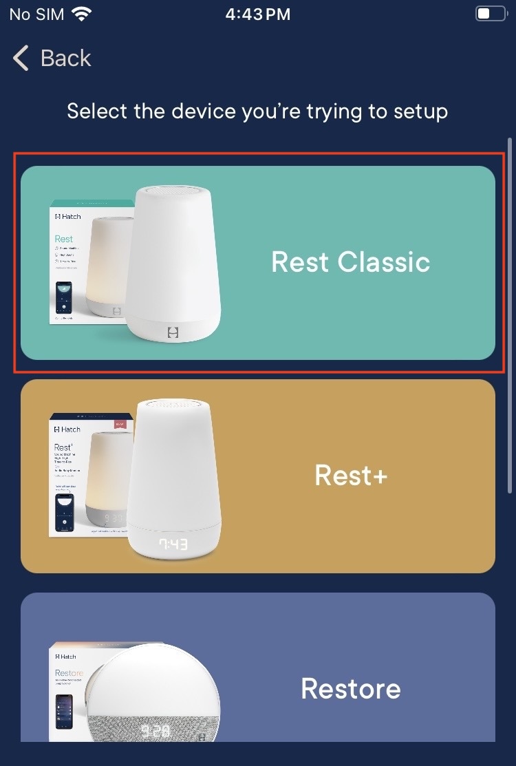 Hatch devices no longer appearing on account Hatch Support