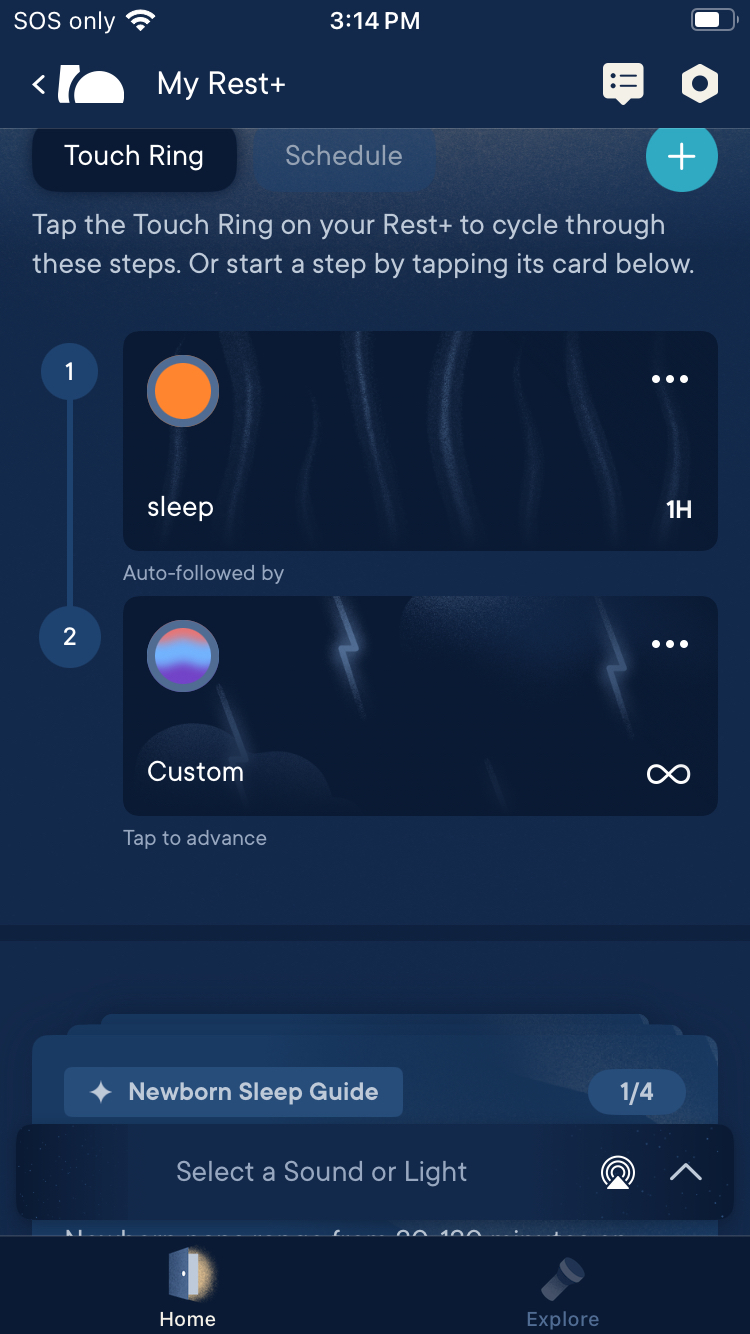 My routine won't transition to the next step Hatch Support