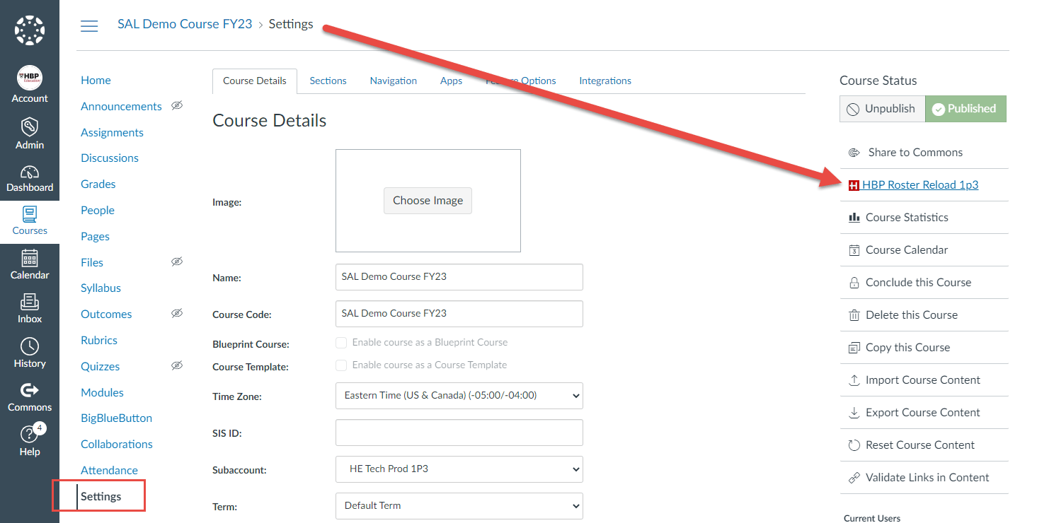 Canvas LTI 1.3 Using Roster Refresh for Simulations Harvard Business