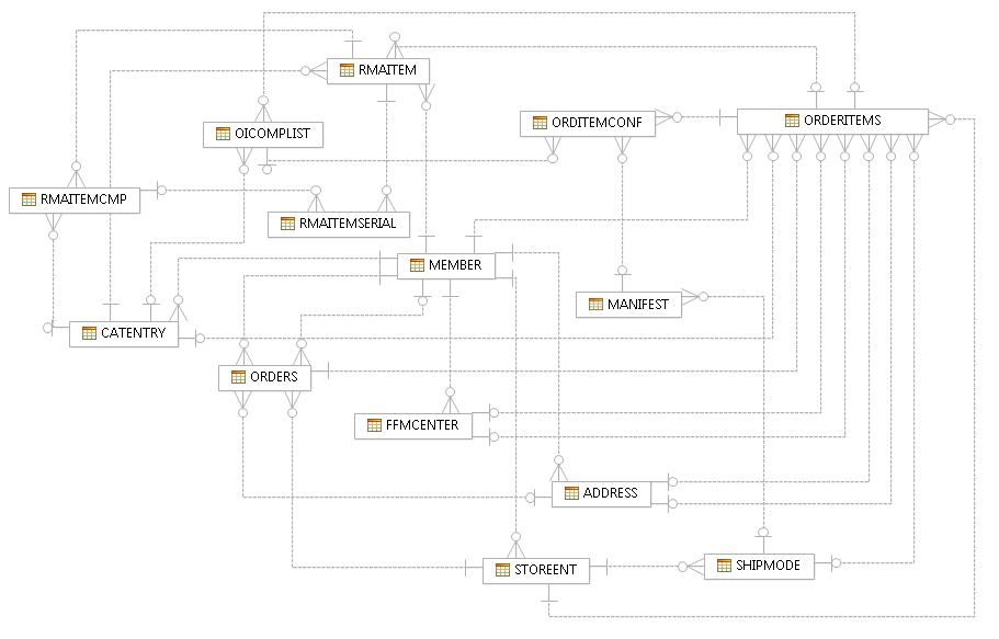 Order item data model