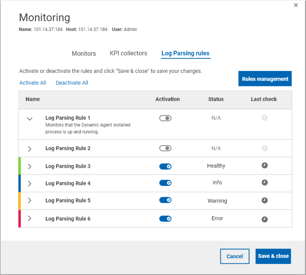 Log Parsing and Alert Setting