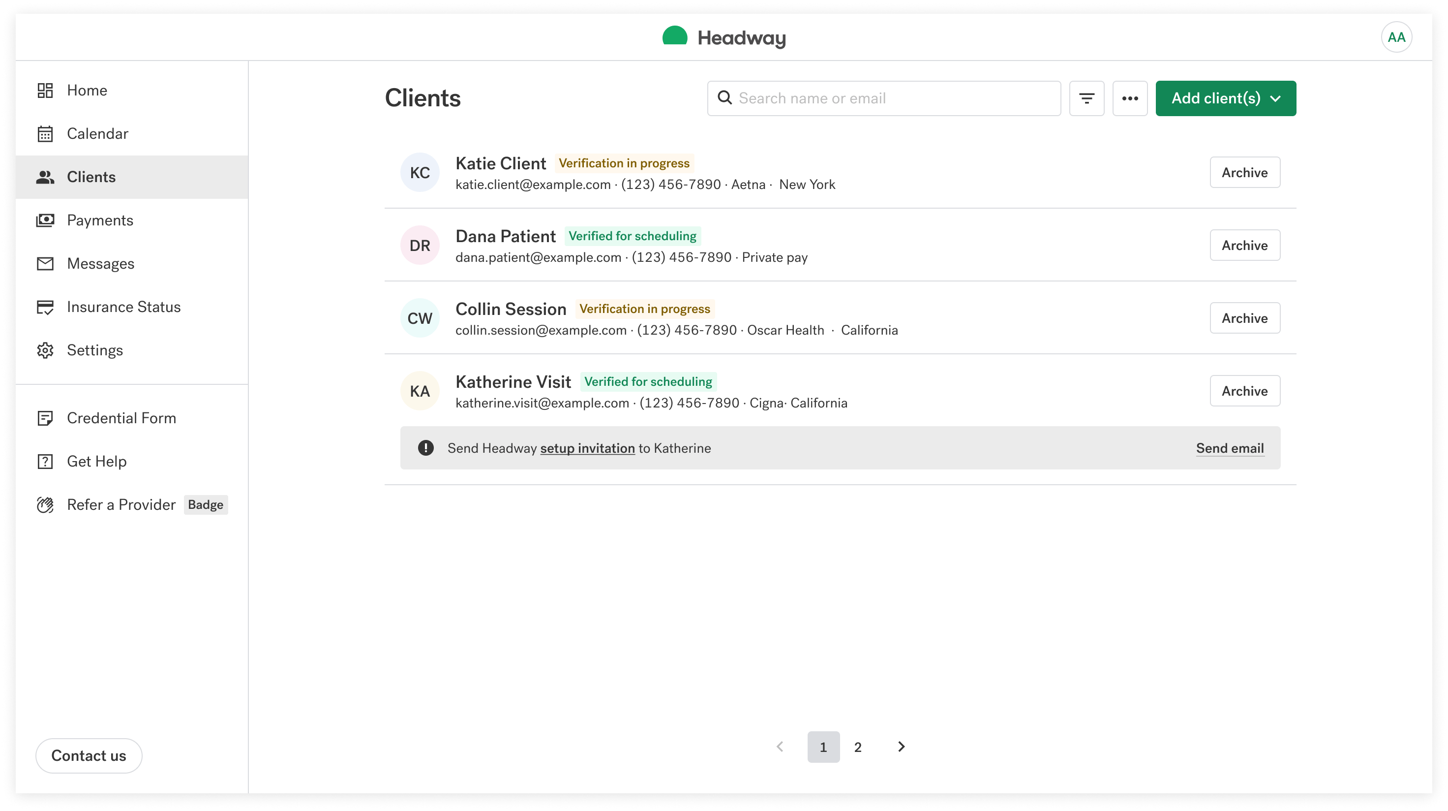 Navigating client benefit resets with Headway Headway