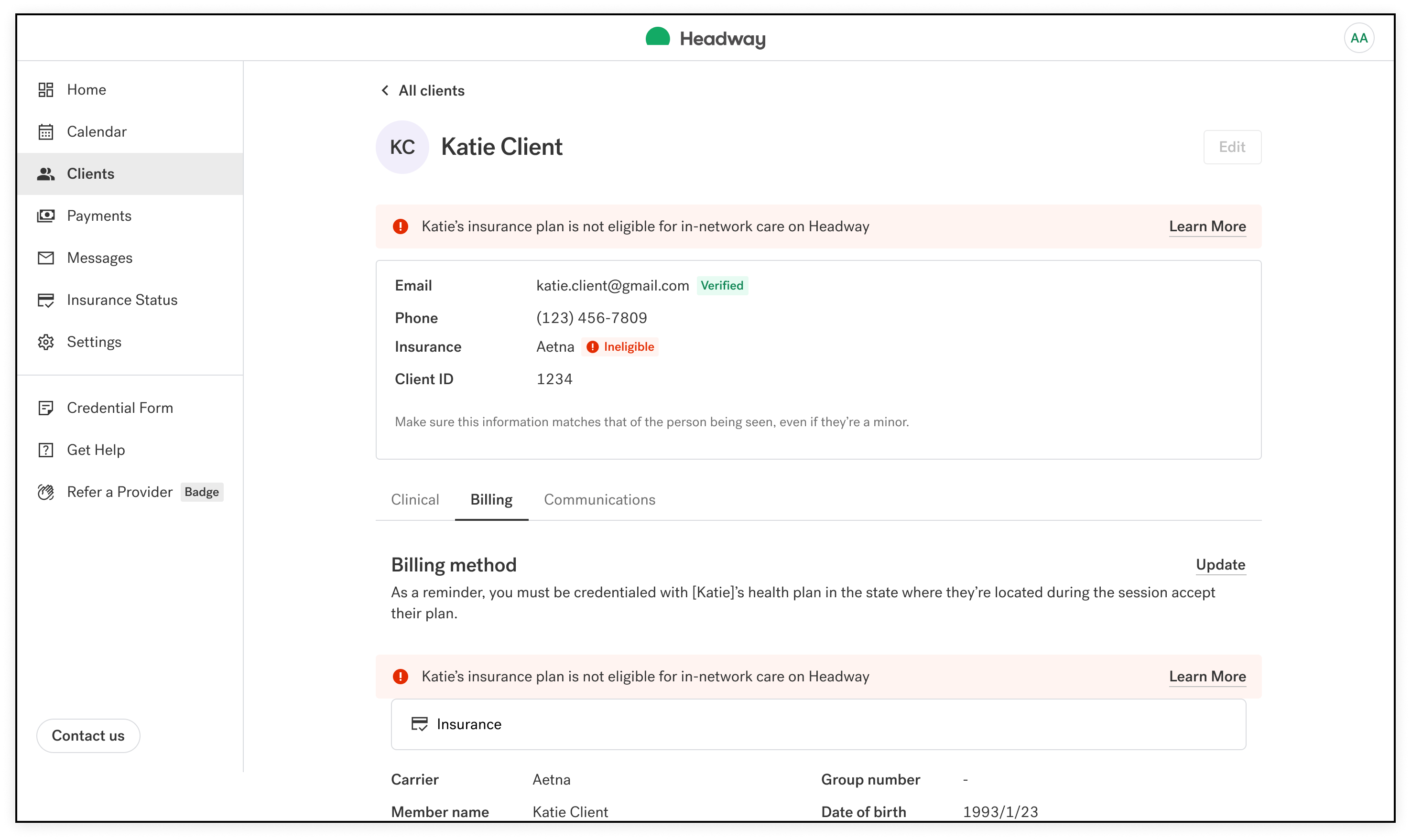 Navigating client benefit resets with Headway Headway