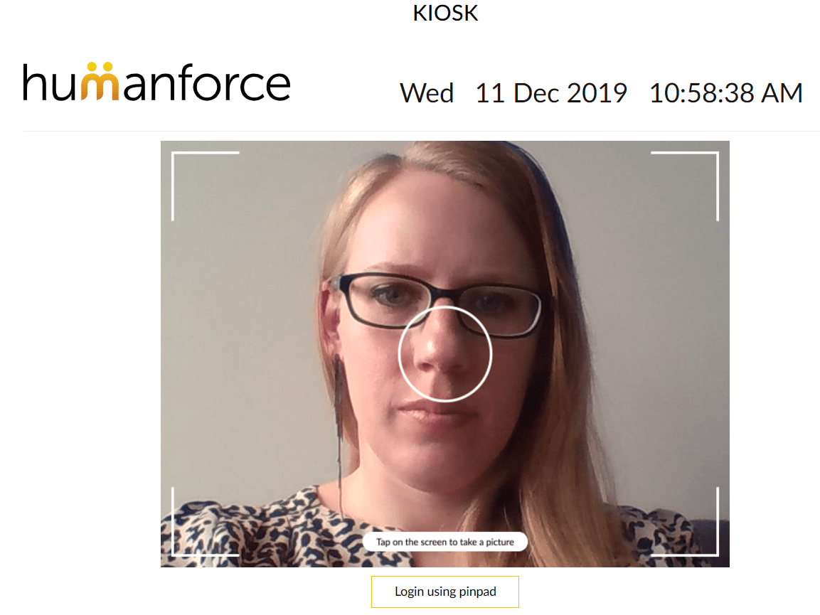 How do I clock in using Face Recognition? Humanforce
