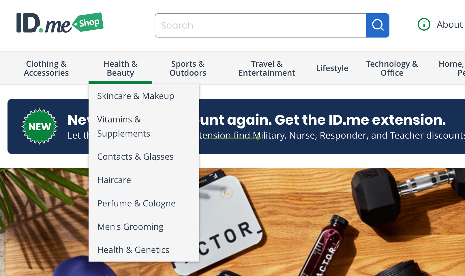 Searching for ID.me Shop discounts ID.me Help Center