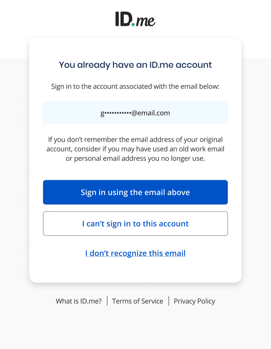I have more than one account ID.me Help Center