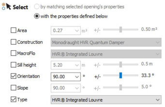 Changing Opening Type using Opening Selection and Assignment