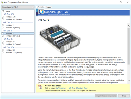 Importing the HVR units