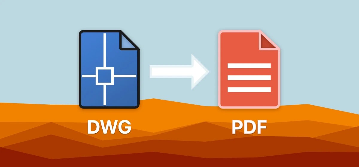 How to Convert a DWG drawing to PDF Without AutoCAD Project