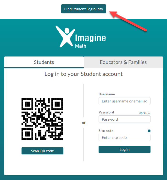 Logging in to the Math Suite Imagine Learning Help Center