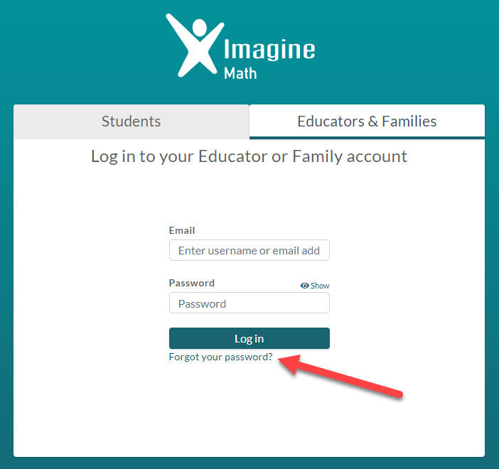 Logging in to the Math Suite Imagine Learning Help Center