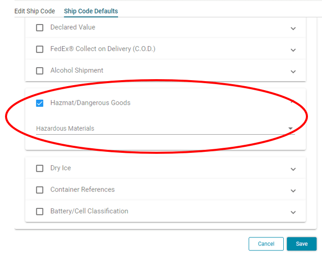 FedEx Hazmat/Dangerous Goods