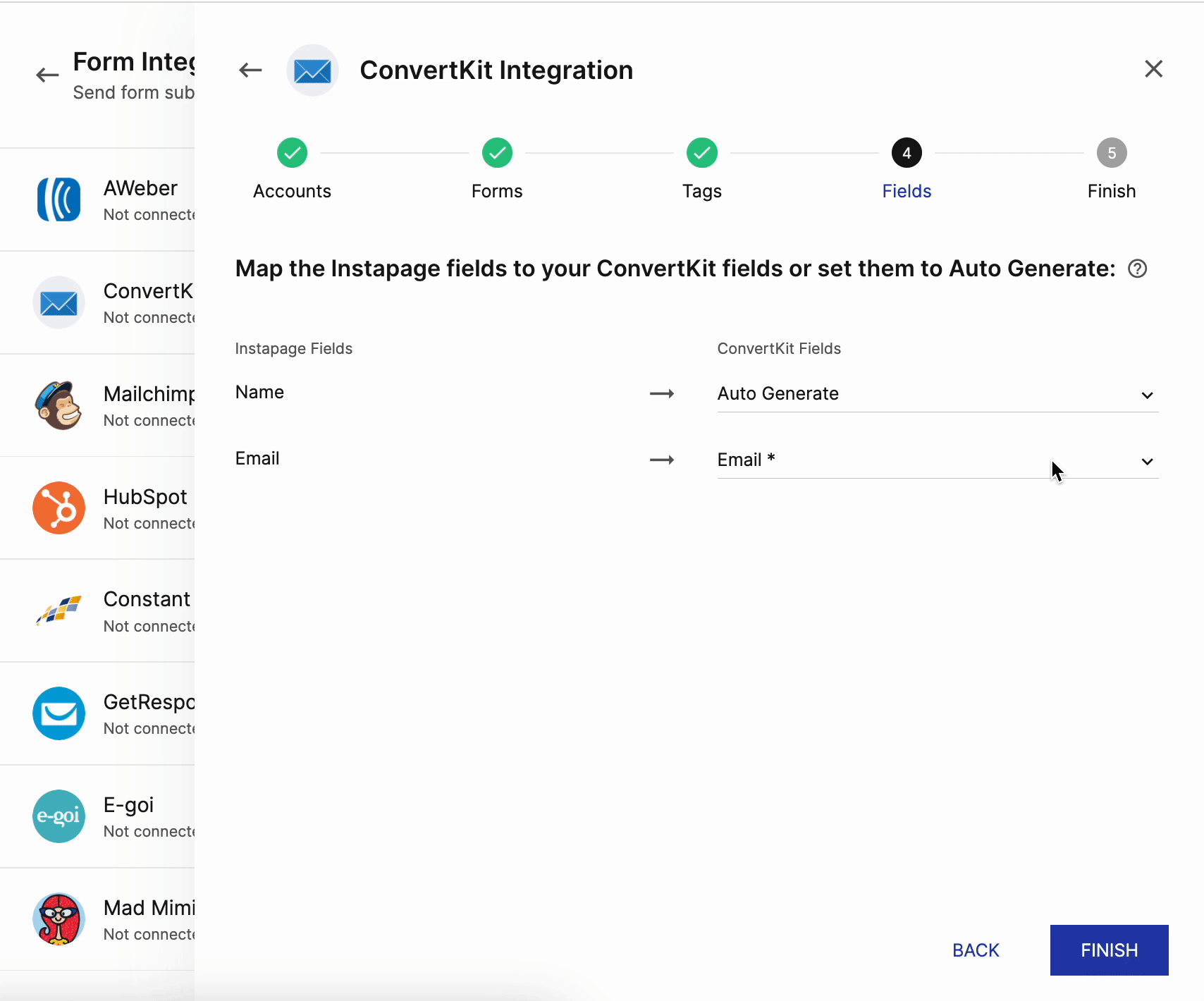 Integrating with ConvertKit Instapage Help Center