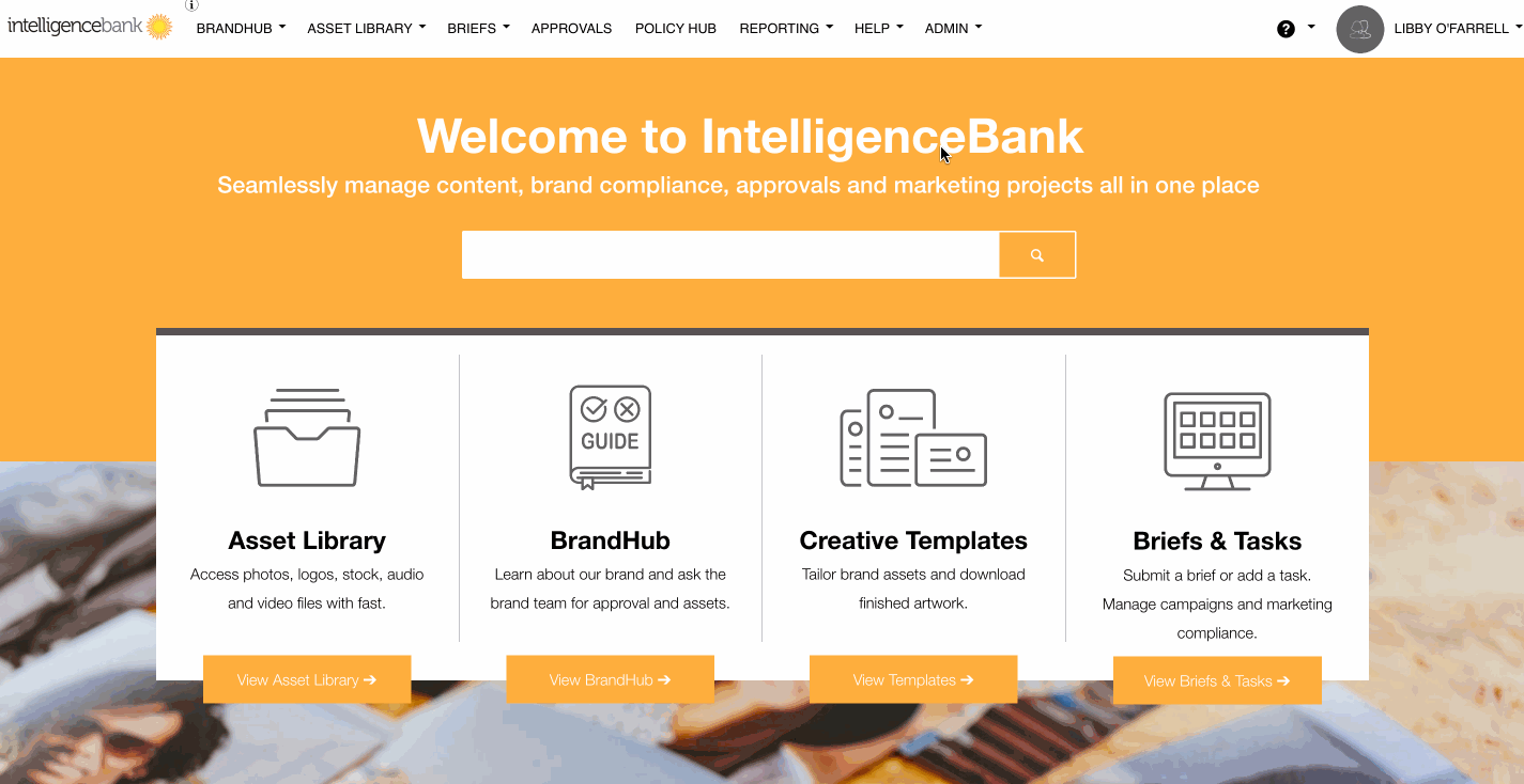 Edit a Current User Profile IntelligenceBank HelpDesk