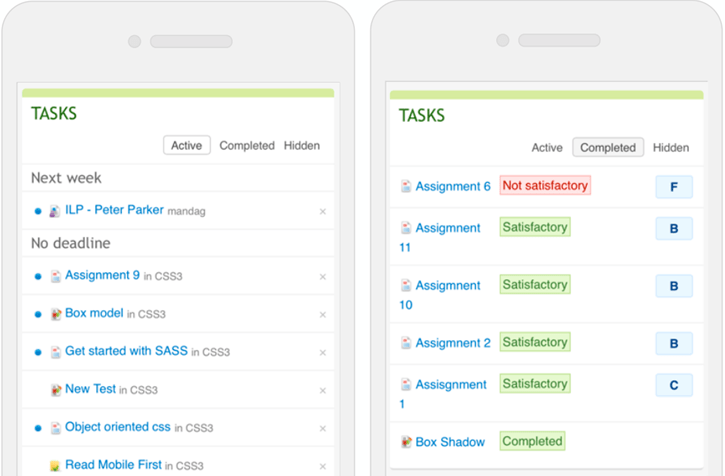 Student startpage