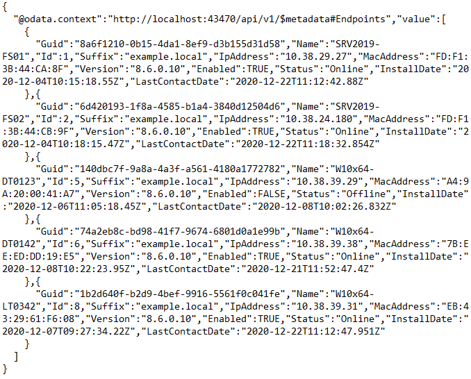 Walkthrough of Endpoints and Groups
