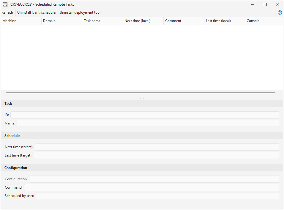 About the Scheduled Tasks Manager