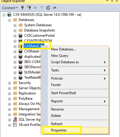 Database shrink getting failed
