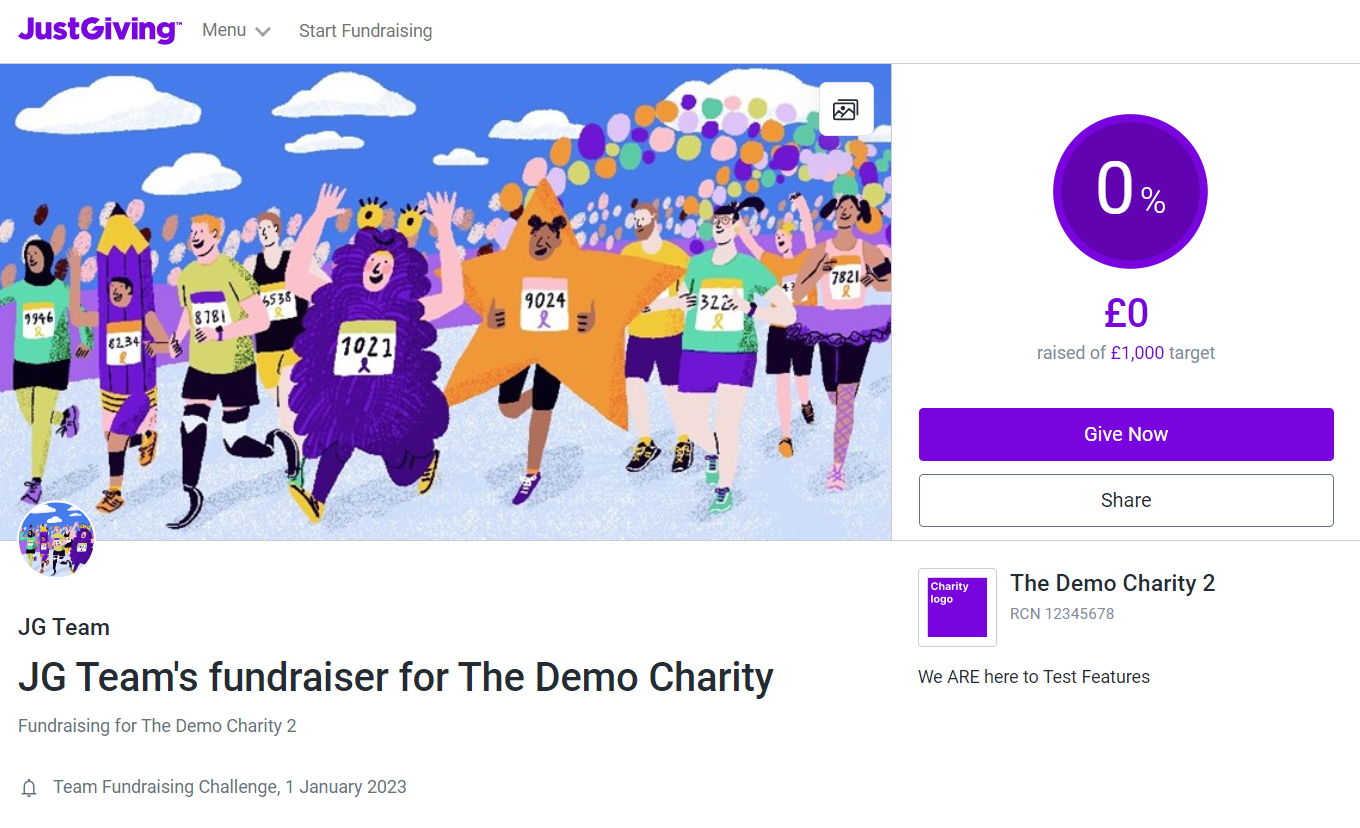 A guide to group Fundraising Pages JustGiving Help
