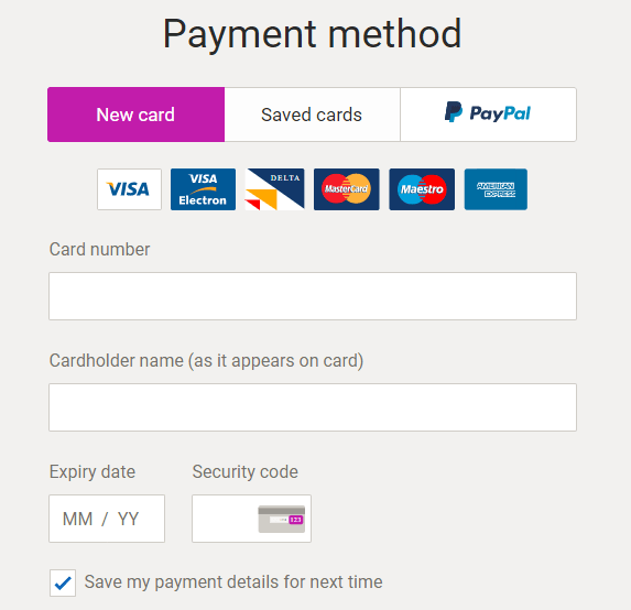 How can I update my card details? JustGiving Help