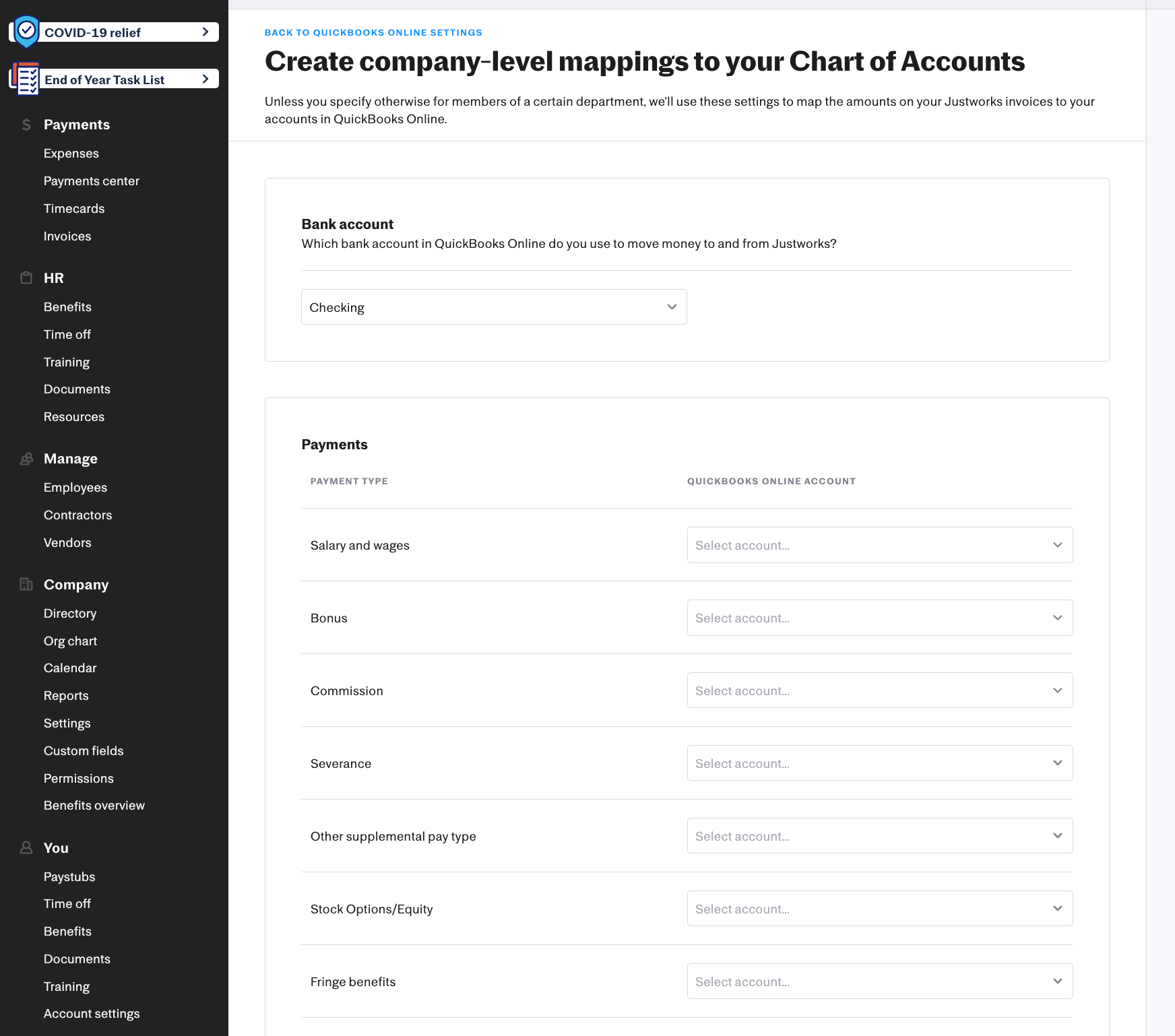QuickBooks Online Integration Justworks Help Center