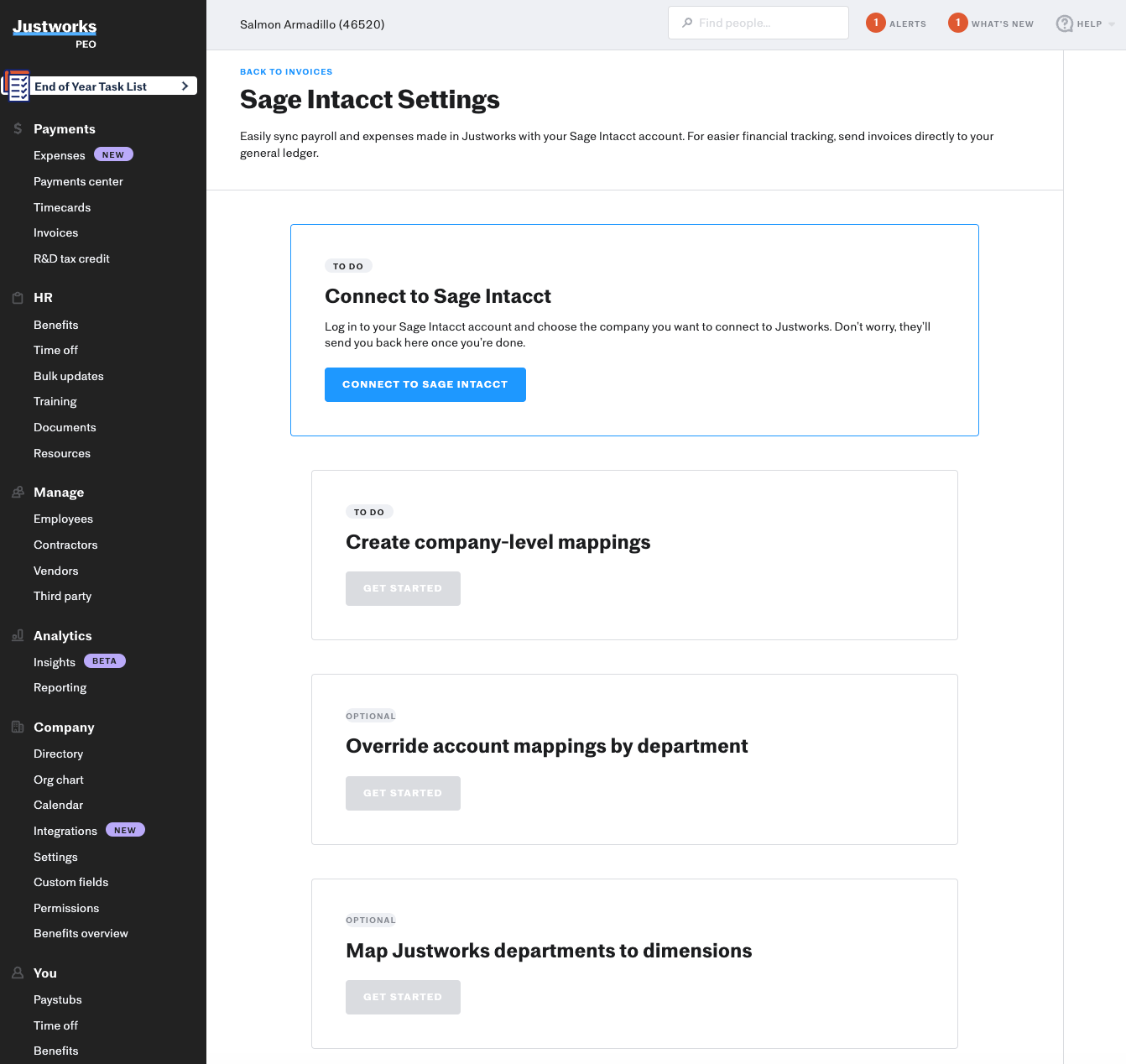 Sage Intacct Integration Justworks Help Center