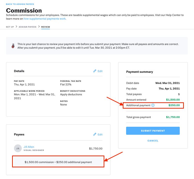 Incentive Pay Justworks Help Center
