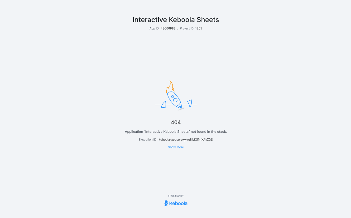 Data Apps Keboola User Documentation
