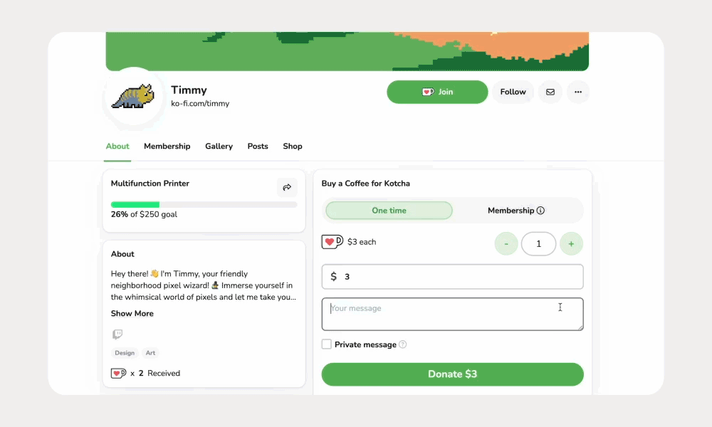 How do I get paid? Kofi Help