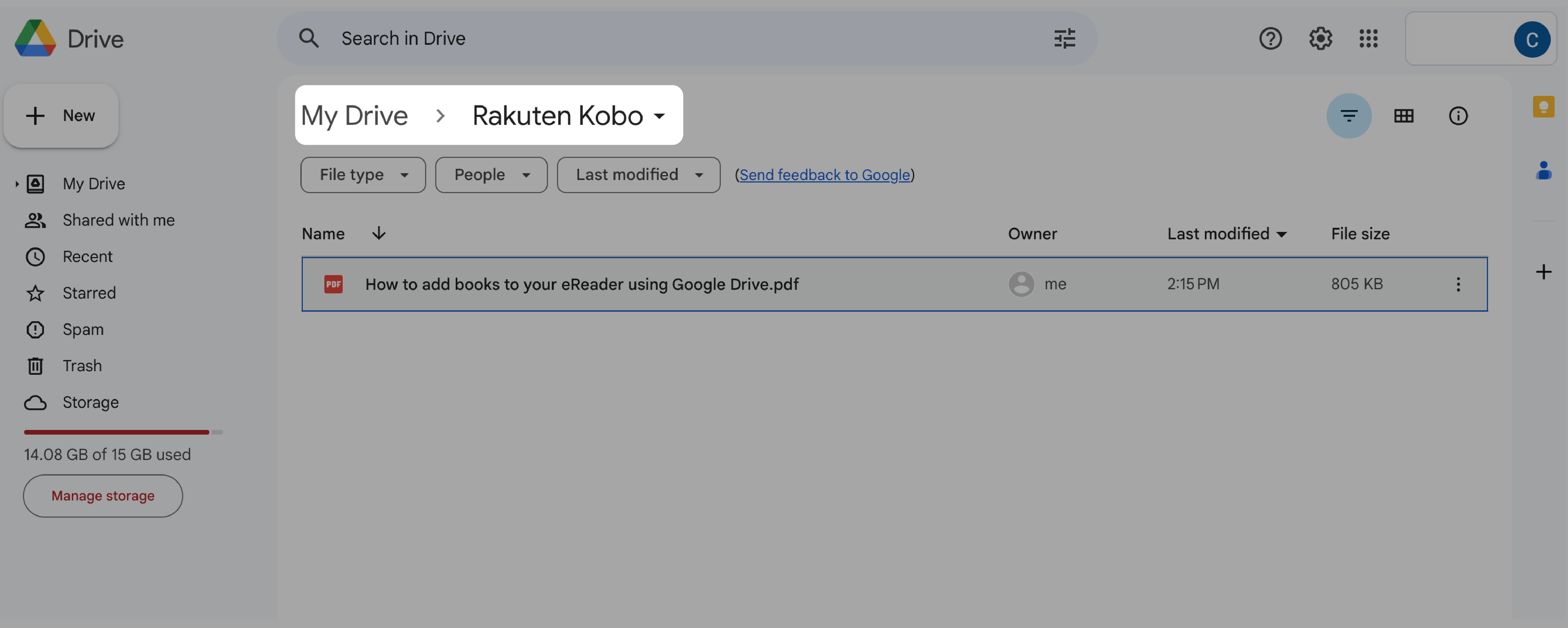 Add books to your eReader using Google Drive Rakuten Kobo