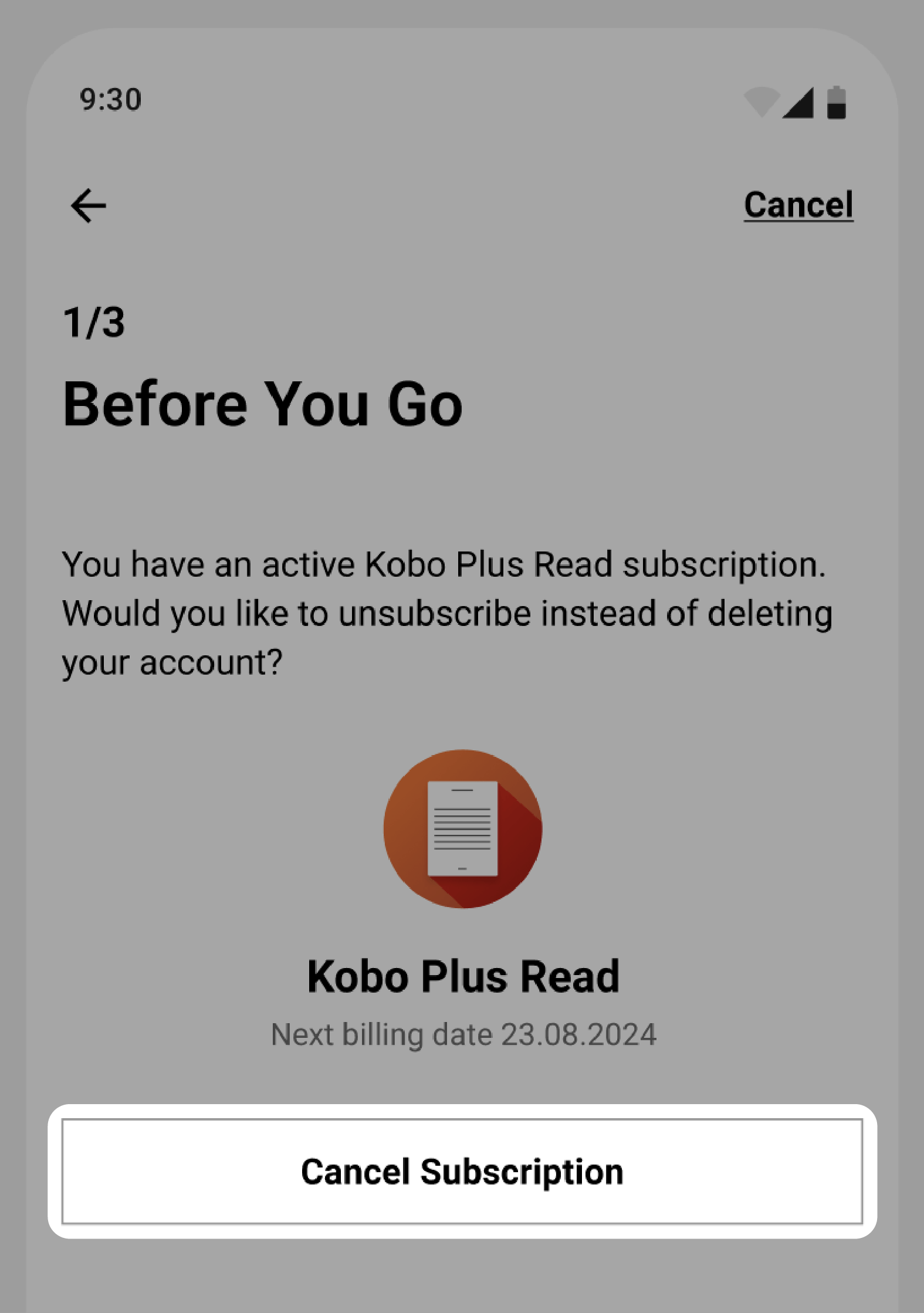 Delete your Kobo account using your Kobo Books app (Android) Rakuten Kobo