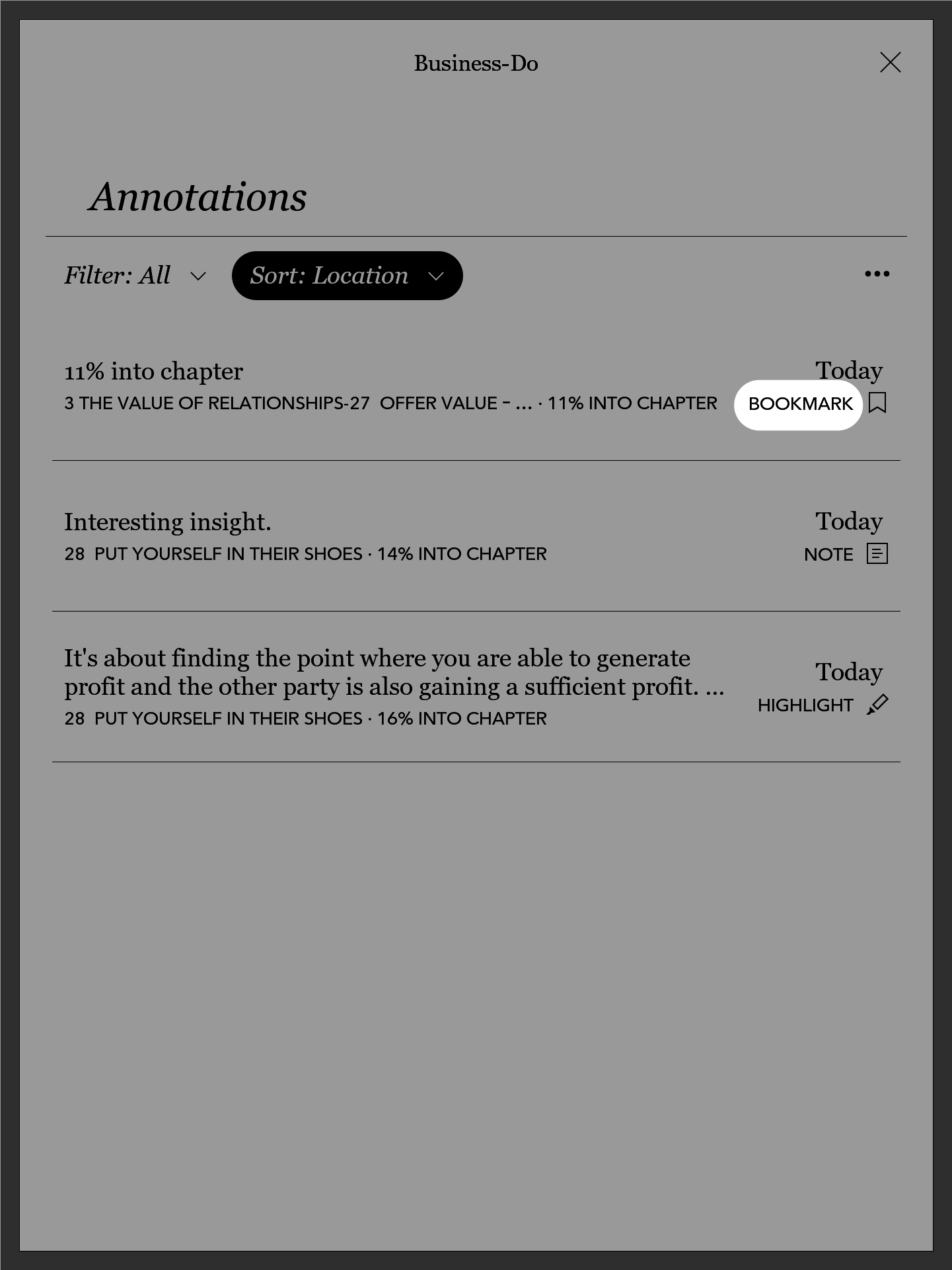 Bookmark a page on your Kobo eReader Rakuten Kobo