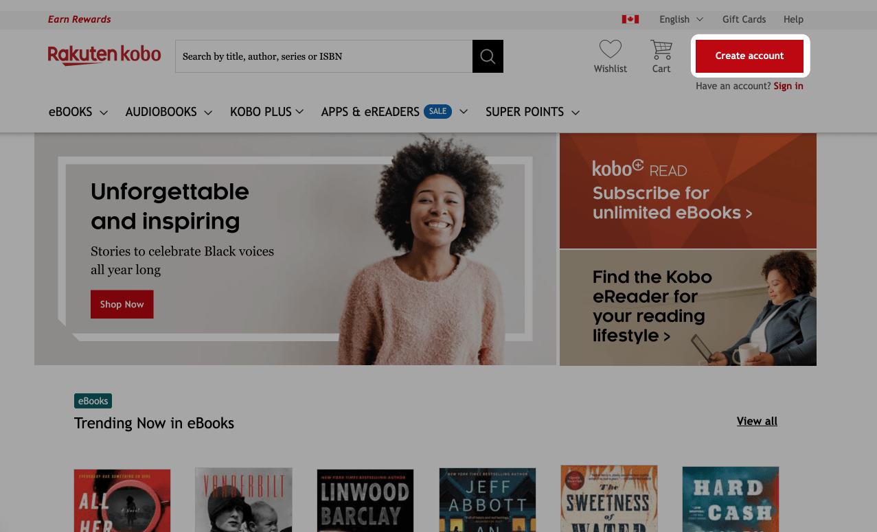 Learn How To Create And Sign In To Your Kobo Account – Rakuten Kobo