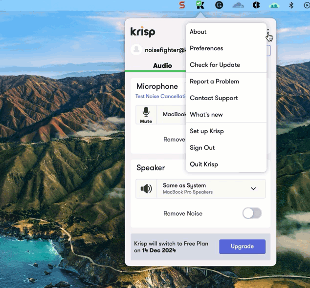 Using Krisp Widget Krisp Help