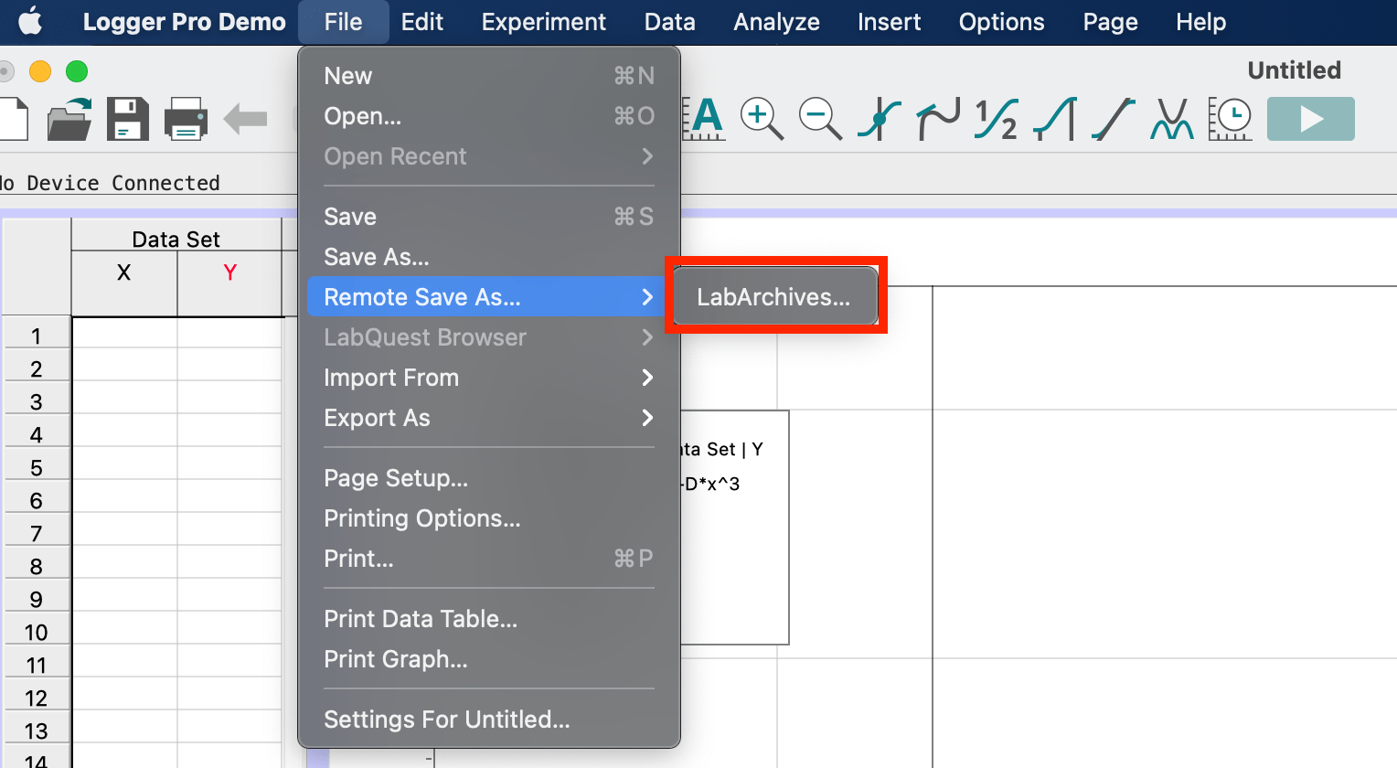 Vernier Logger Pro Integration LabArchives