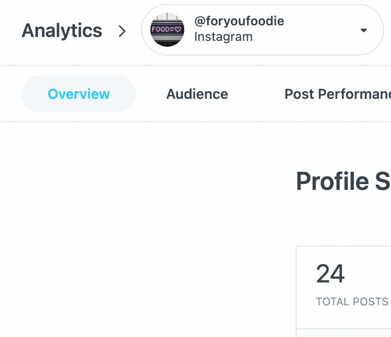 TikTok Analytics Later Help Center