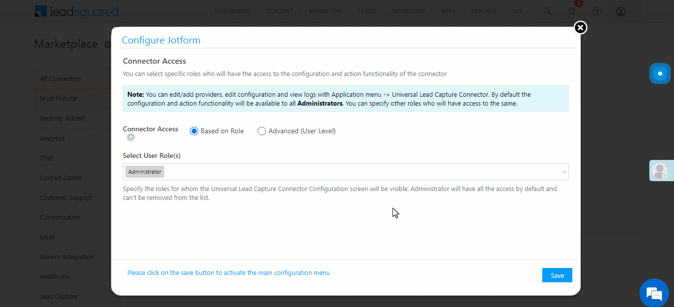 Integrate Jotform with LeadSquared Help & Support