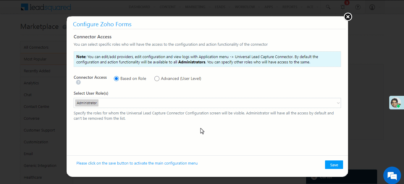Integrate Zoho Forms with LeadSquared Help & Support