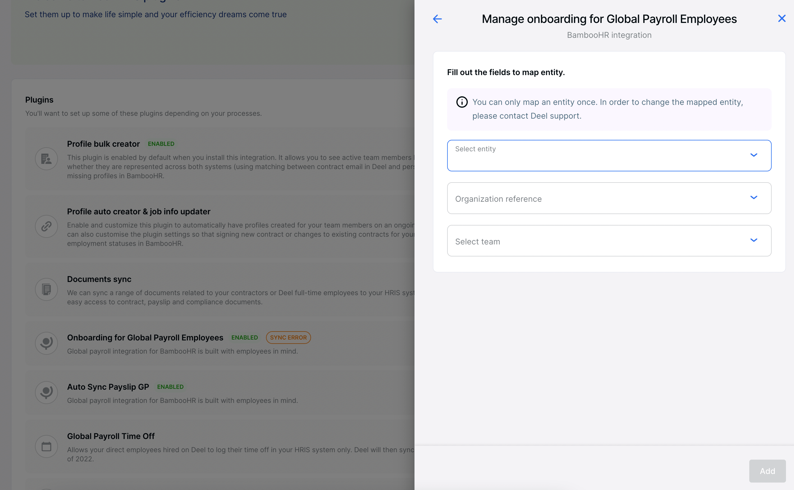 How To Integrate BambooHR for Global Payroll Deel
