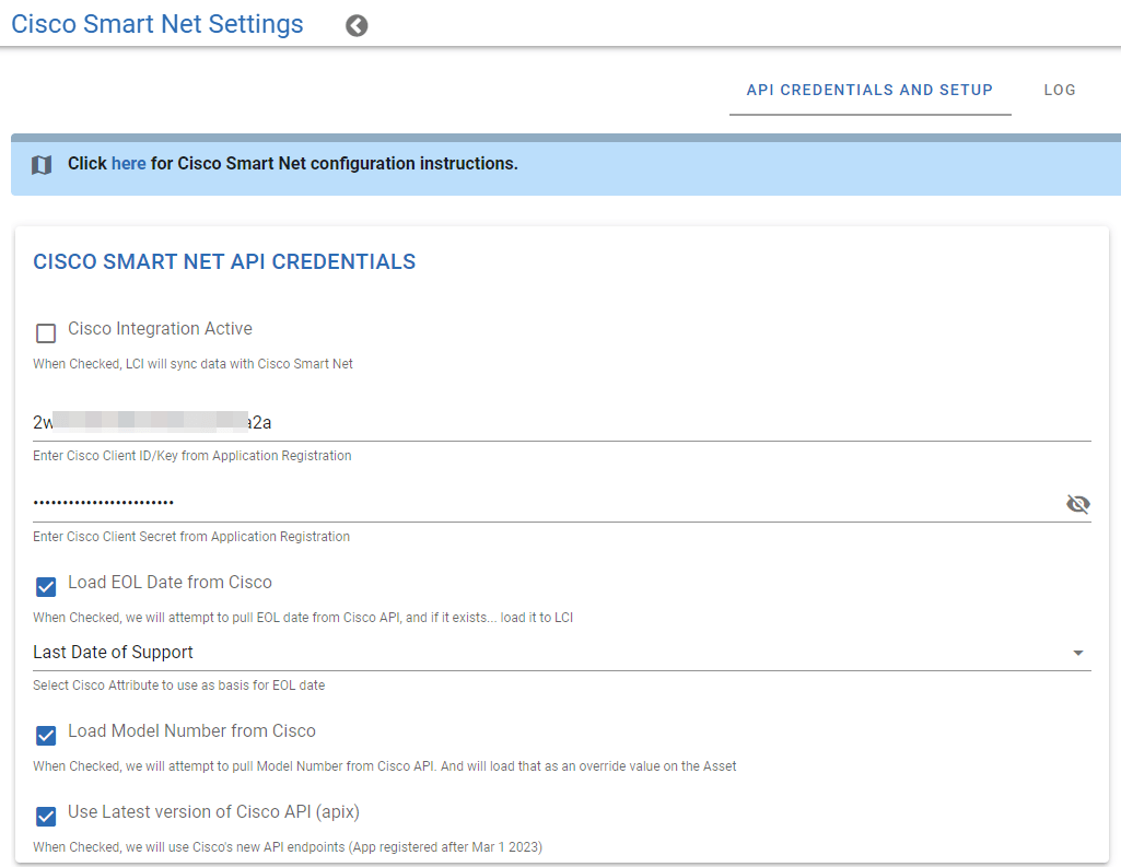 Cisco Smart Net Lifecycle Insights