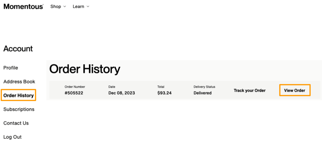 Where can I find my receipt? Help