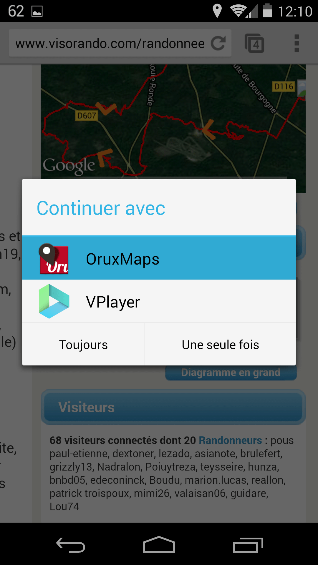 Open gpx files from browser Locus Map help desk