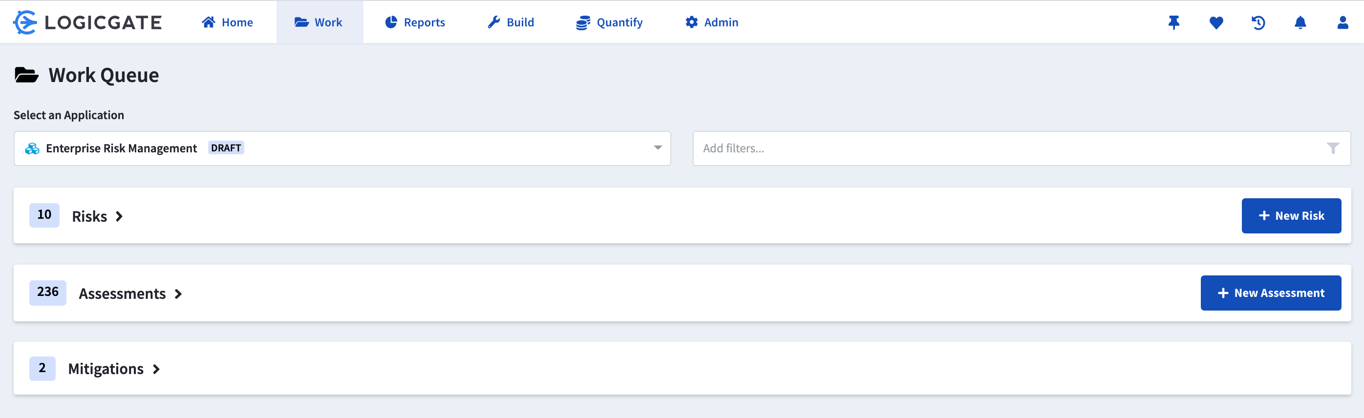 Overview of the Work Queue LogicGate Help Center