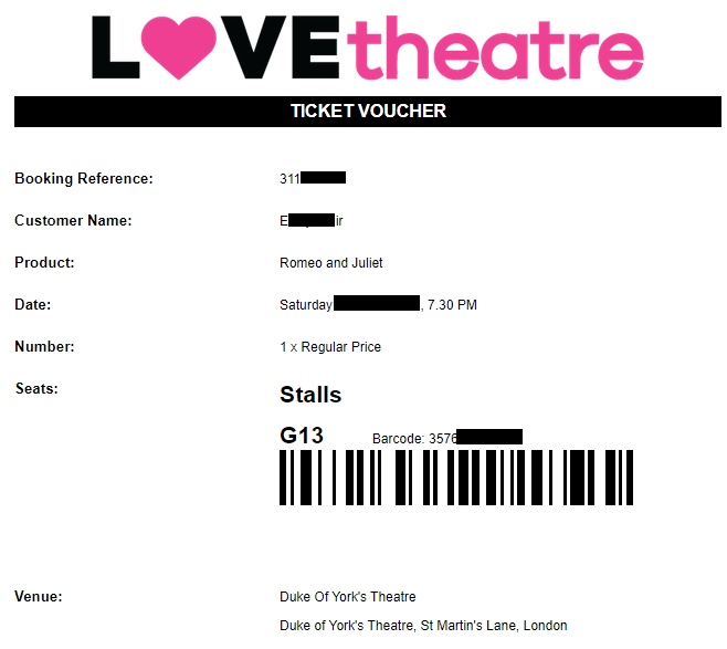 How do I access my eTickets? LOVEtheatre Help Centre