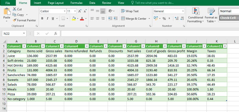 How to Export Data from Reports and Open in Excel