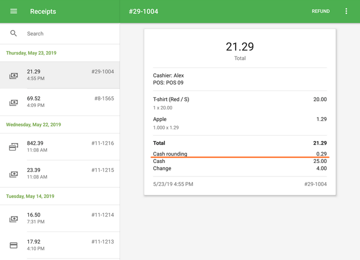 How to Work with Cash Rounding Loyverse Help Center