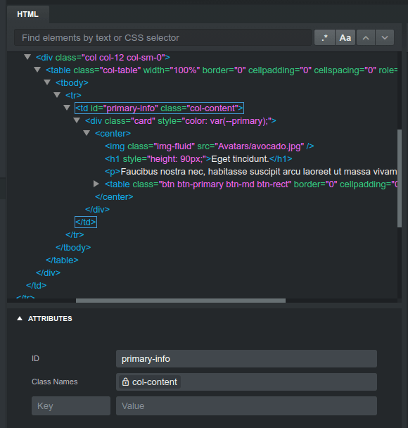 HTML Editing Mail Studio Help