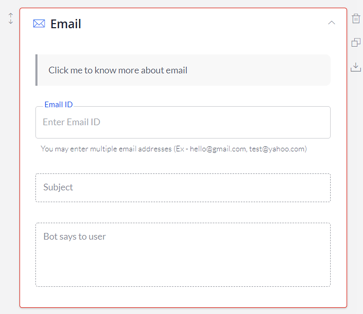 What are the SMS and Email Cards?