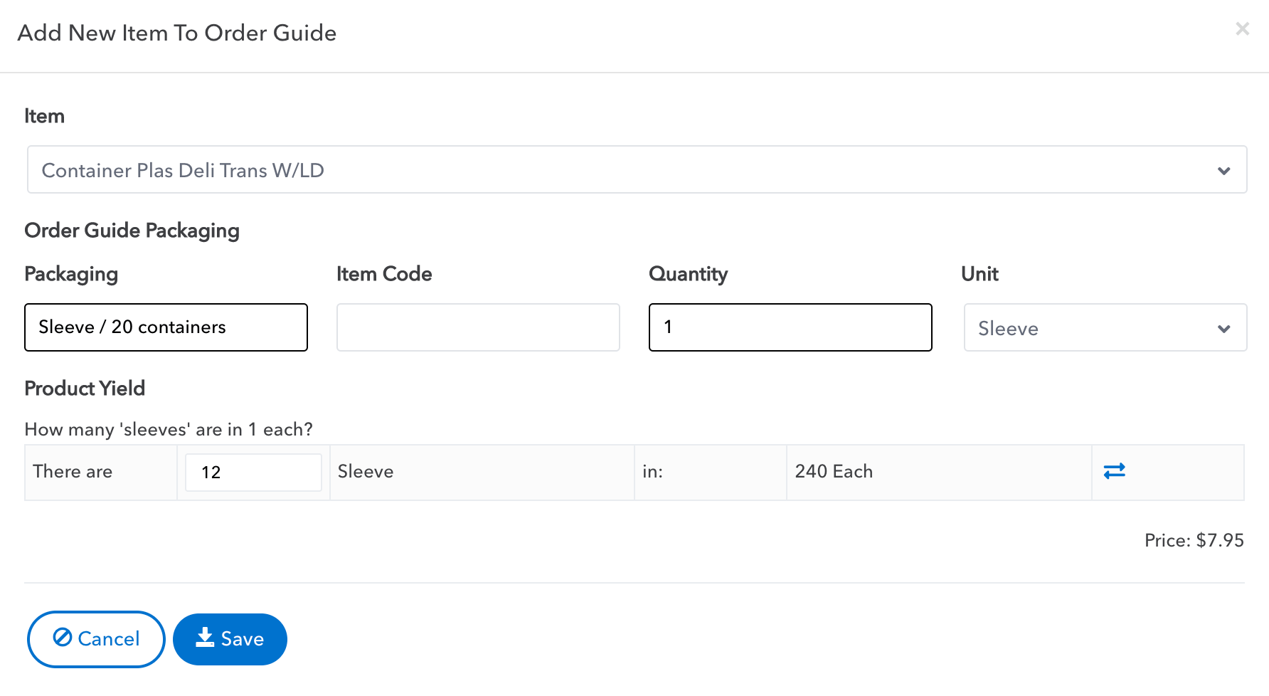 Commissary Kitchens Order Guide MarginEdge